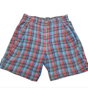 Dockers Vintage Men's Multicolor Plaid Shorts
